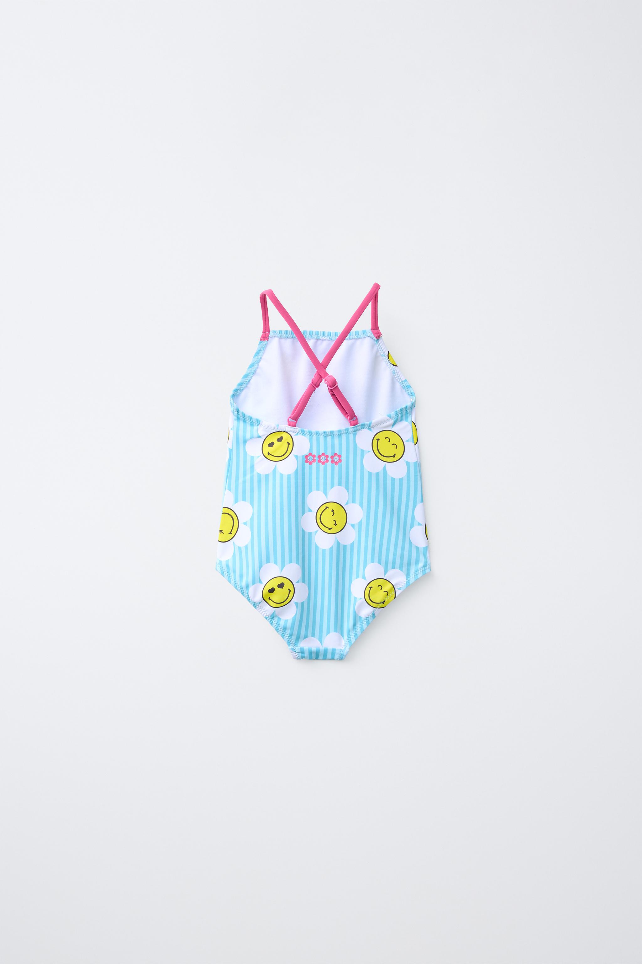 2-6 ANS/ MAILLOT DE BAIN À RAYURES SMILEYWORLD ®